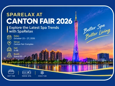 SpaRelax la Canton Fair 2026, Stand 9.0B09-11, Guangzhou